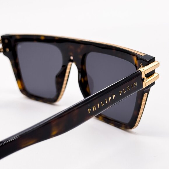 NEW PHILIPP PLEIN ICON SPP108M 0722 HAVANA UNISEX SUNGLASSES PHILIPP PLEIN - Picture 7 of 11